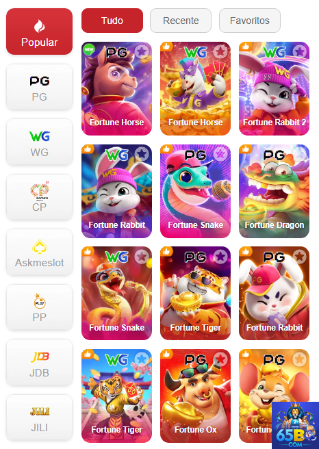 Experiência de Jogos 65b.com